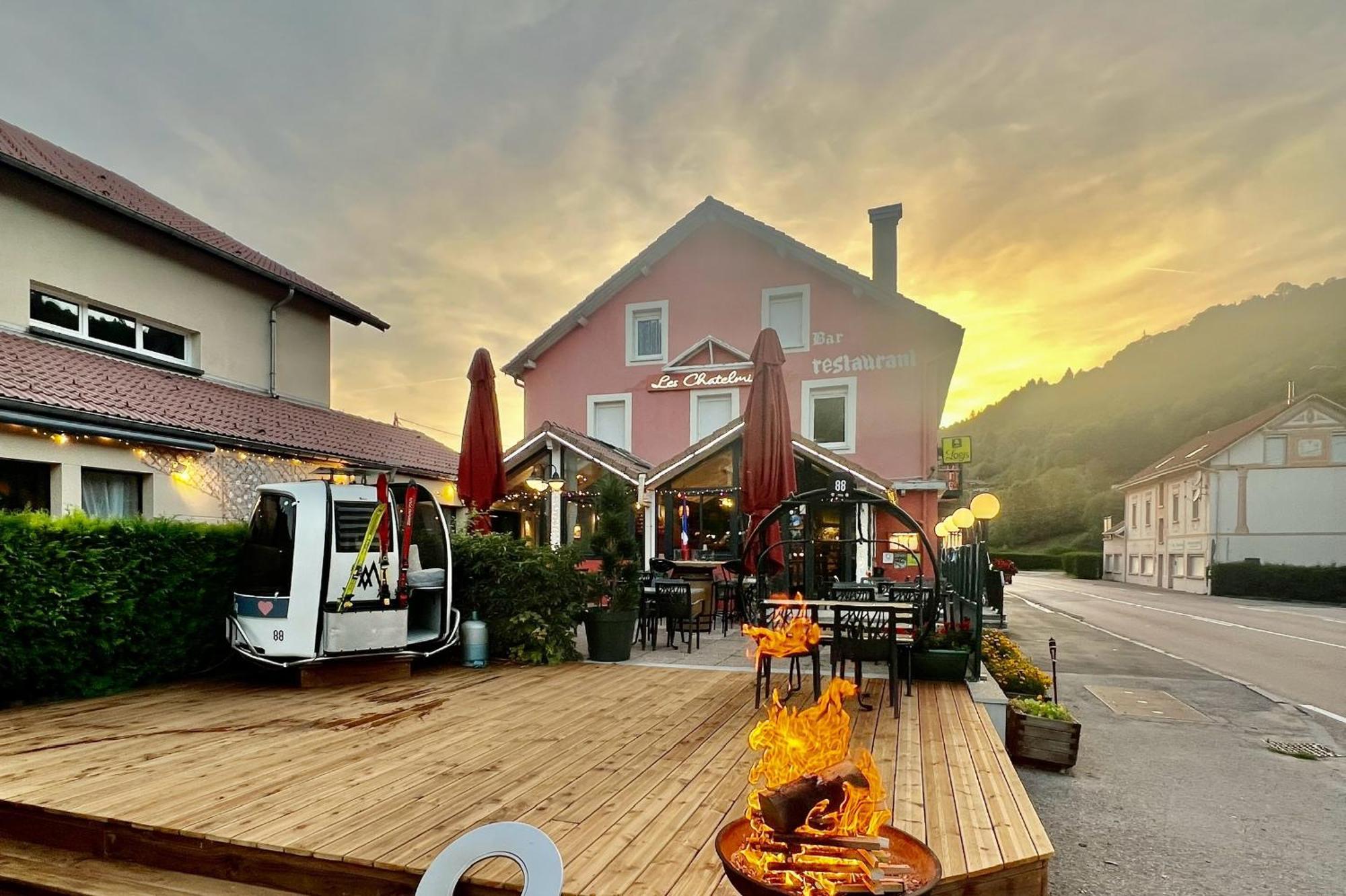 Logis Hotel, Chalets Et Restaurant Les Chatelmines La Bresse Exteriér fotografie